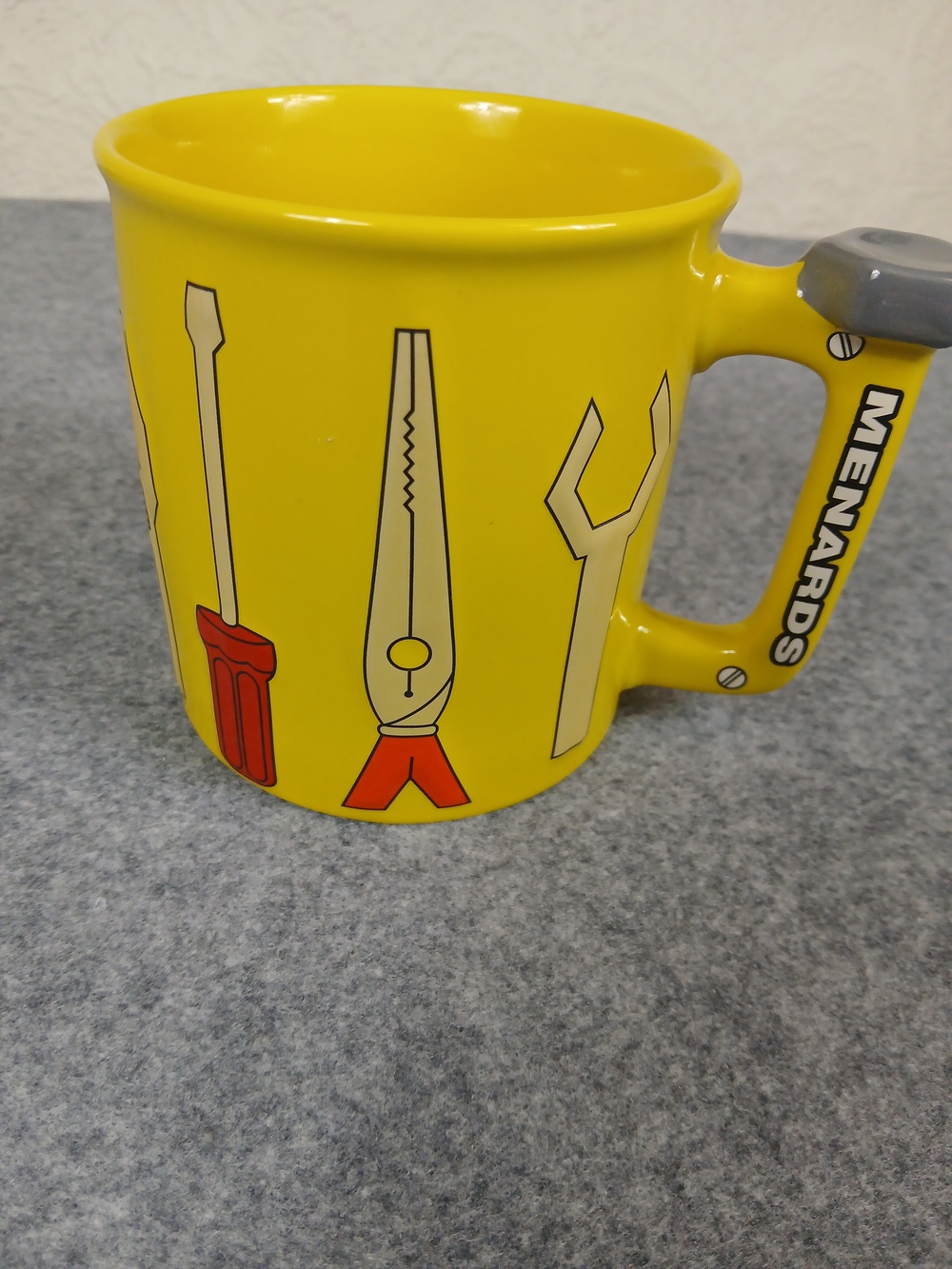 Yellow Tool-Graphic Ceramic Coffee Mug